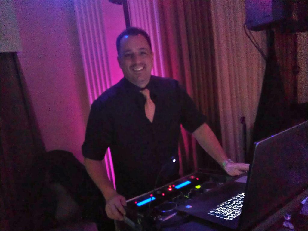 Me DJing a private function at The Omni Parker Hou
