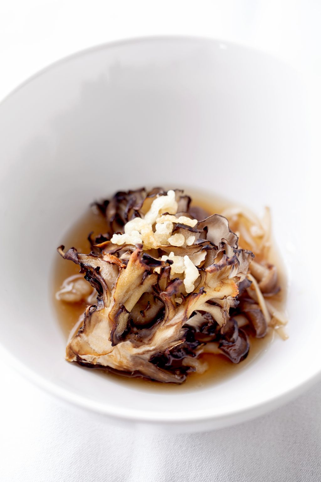 Crispy Maitake Mushroom with Tempura Crunchies and