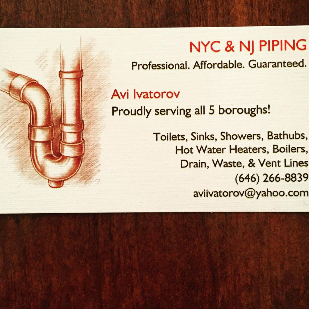 NYC & NJ PIPING