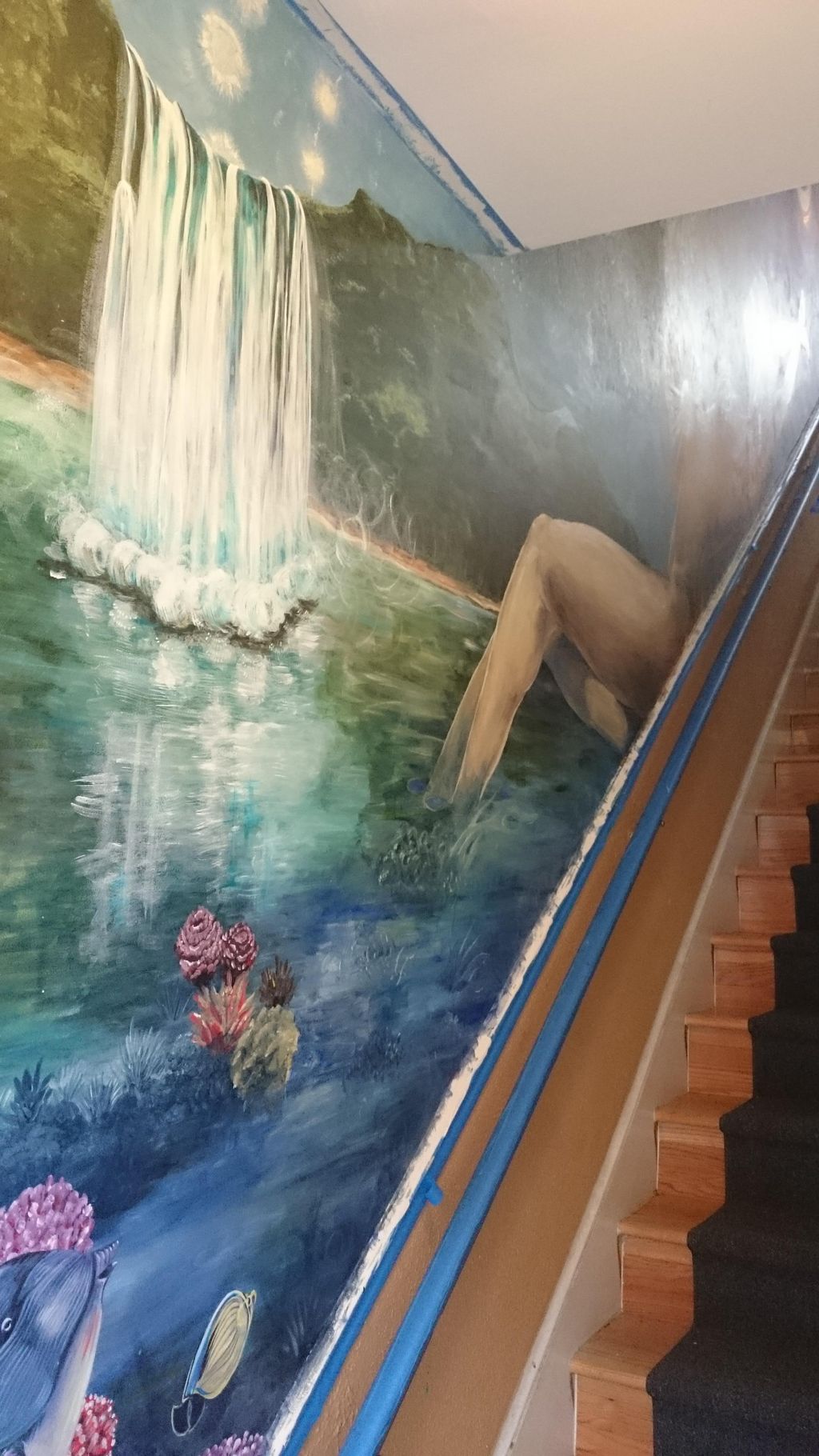 Ground Gaia Mural, 157 sq/ft. May 2018