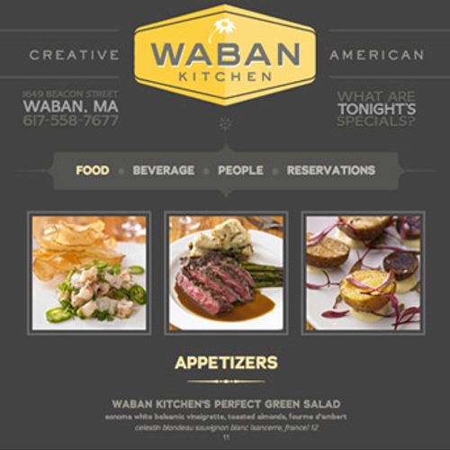 Waban Kitchen Website
