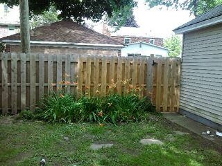 A fence repaired. Perhaps a new garden next?