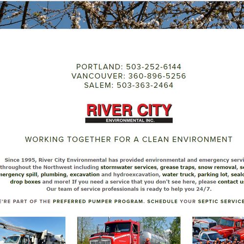 River City Environmental - website creation, conte