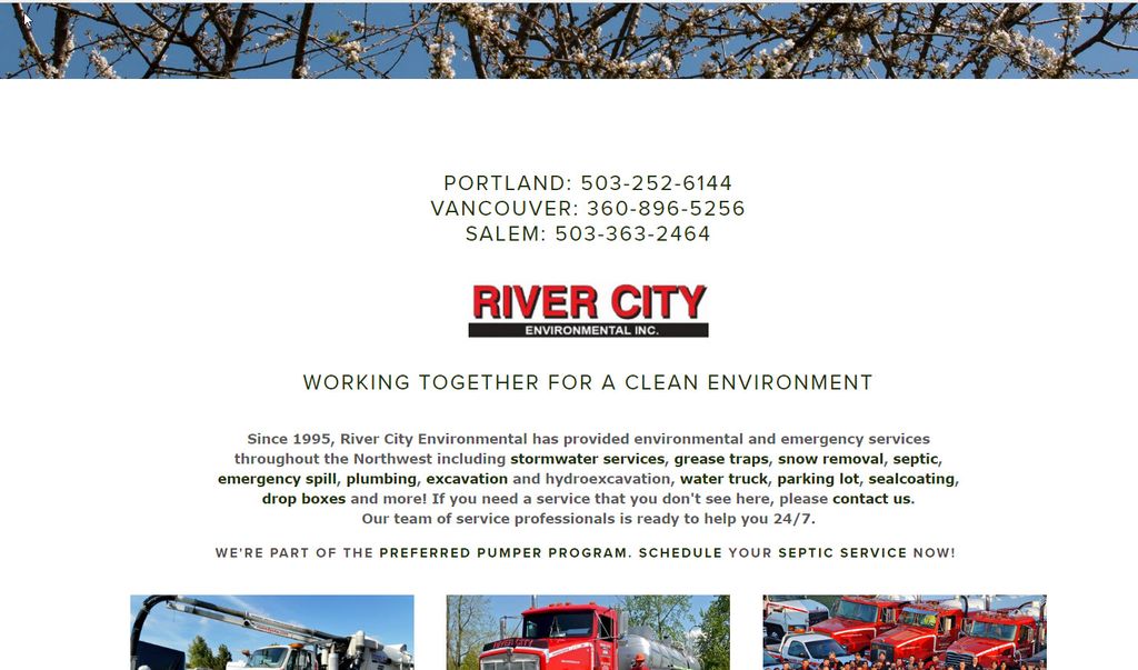 River City Environmental - website creation, conte