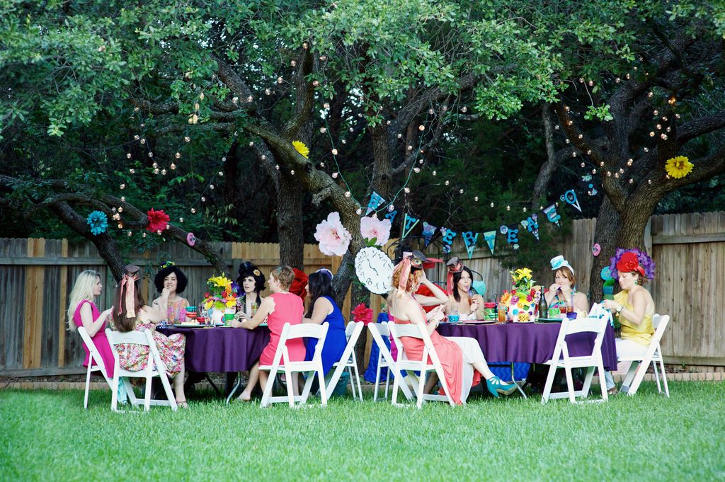Mad Hatter themed tea party. Fun for kids or adult