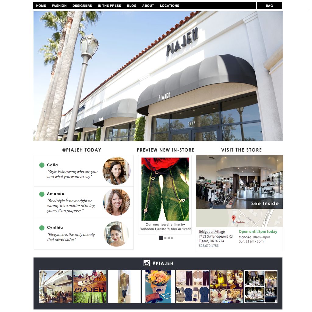 Websites for Boutiques & Retailers