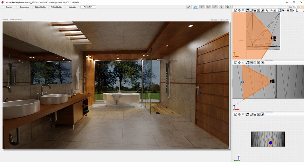 Luxury Bathroom Room - Contemporary Interior Desig