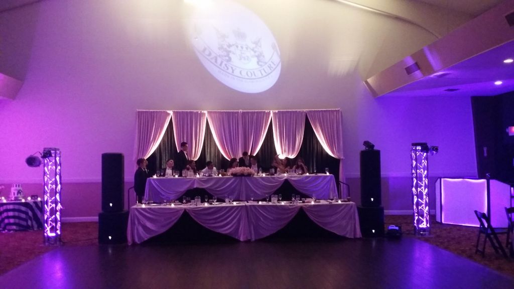 Bass Package with Uplights & Customized Gobo
