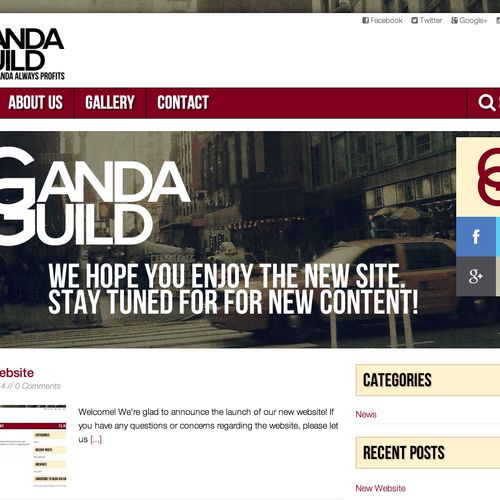Ganda Guild  Web Design and Development  http://
