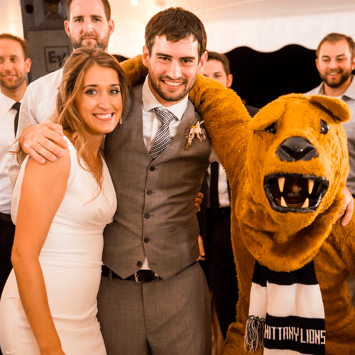 The Nittany Lion showed up to this wedding