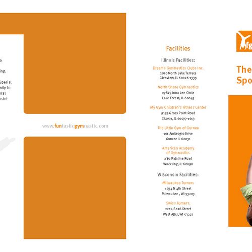 front brochure for gymnastic therapy program