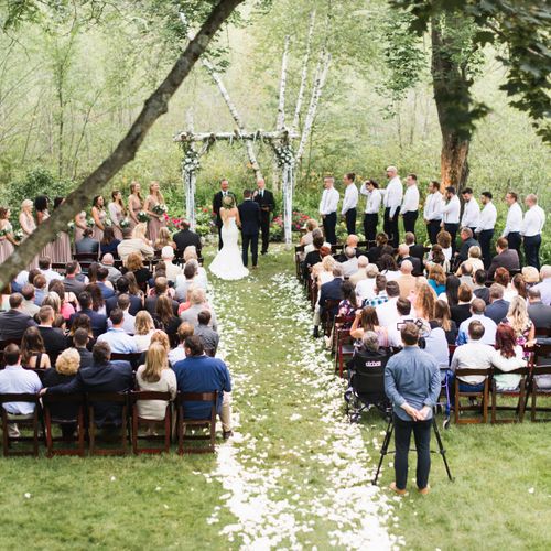 Backyard Wedding | Simsbury, CT