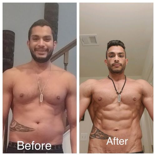 This my last client on my 12 week program . Get th