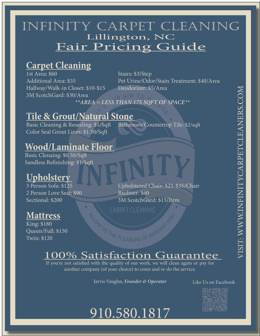 Fair Pricing and Quality Services.