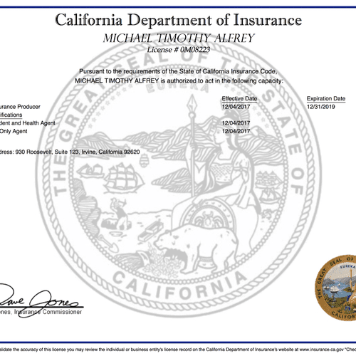 California State Certification