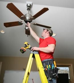 Ceiling fan install