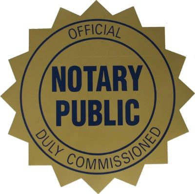 Notary Public Badge