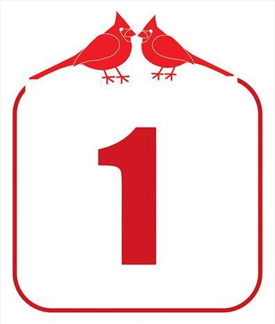 Love birds wedding logo on table number