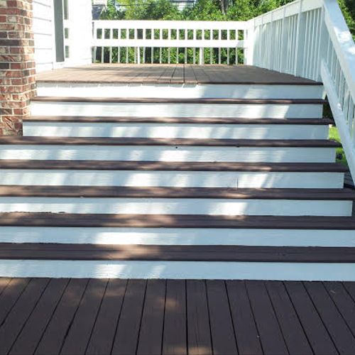 Decking solid stain