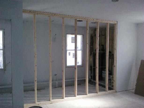drywall- before