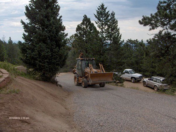 Mountain driveway.