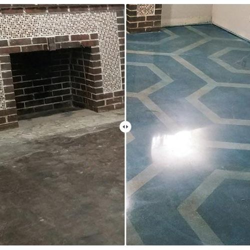 Before & After: Custom Floor Design