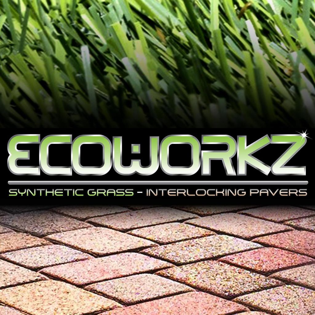 Ecoworkz Synthetic Grass and Interlocking Pavers