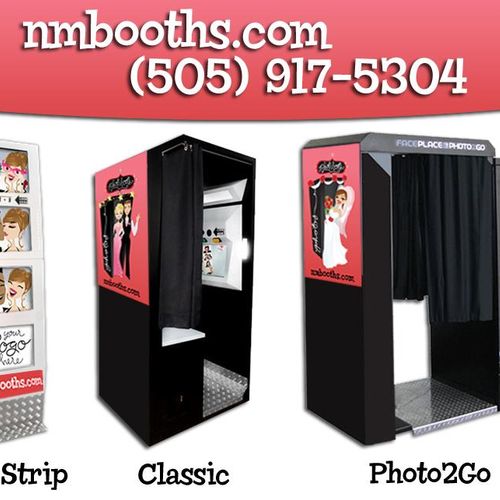 Our different photo booths!