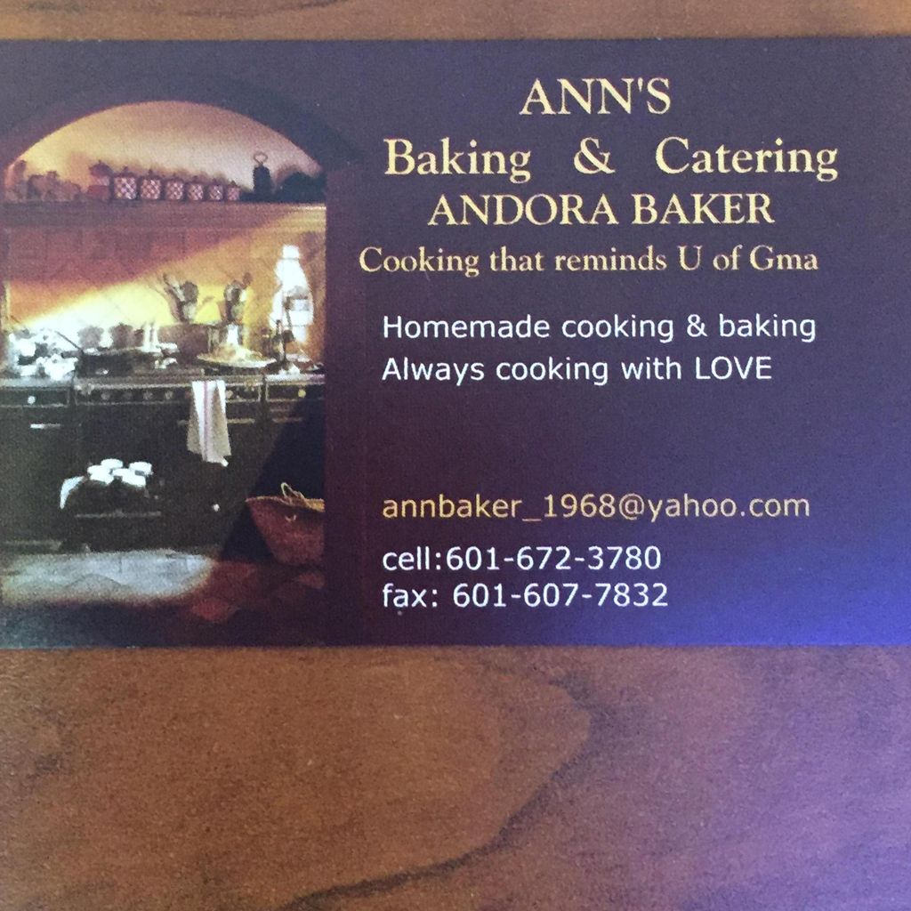Ann's Baking & Catering