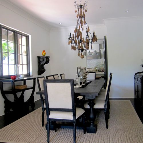 Dining room in a LA House