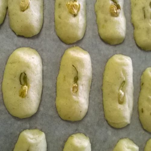 Jasmine Shortbread Cookies for a class on edible f