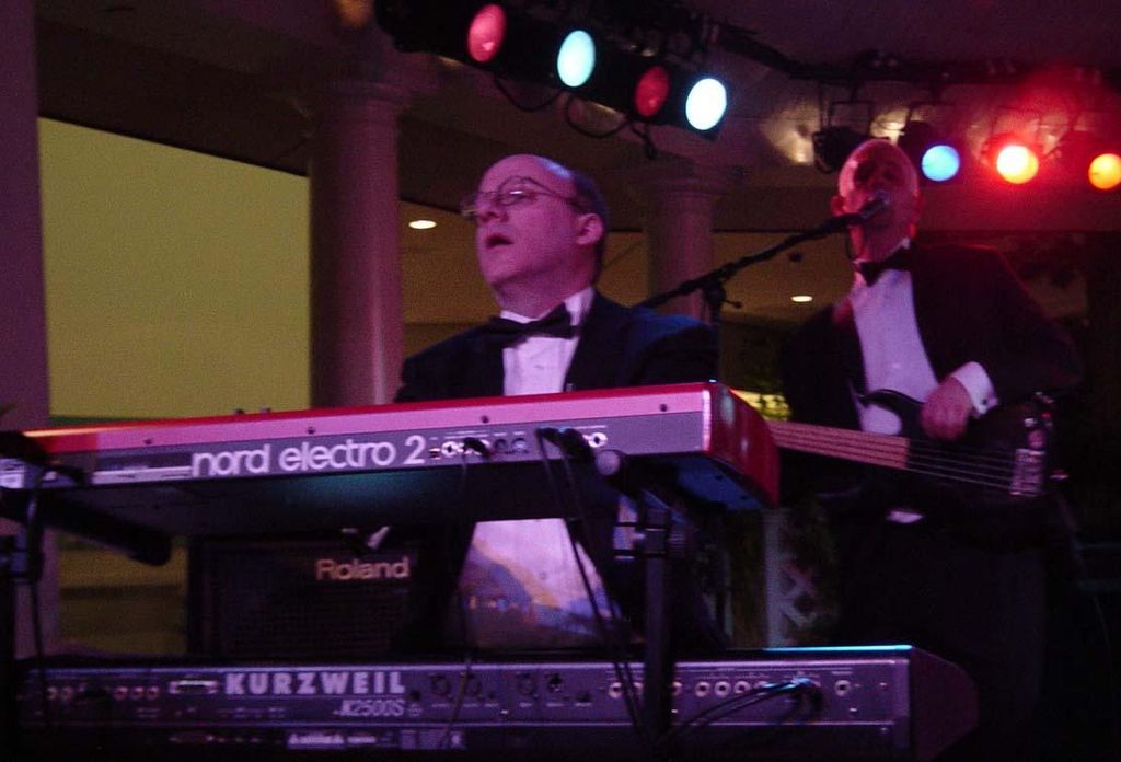 Dan performing at Foxwoods with his Motown band