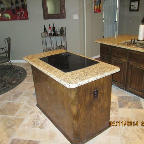 Complete kitchen remodel.
Granite counter tops.
Oa