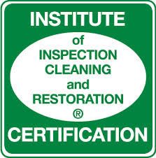 We are IICRC certified in Water Damage, Fire Damag