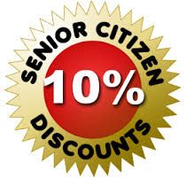 We honor all seniors above 60 with a 10% discount