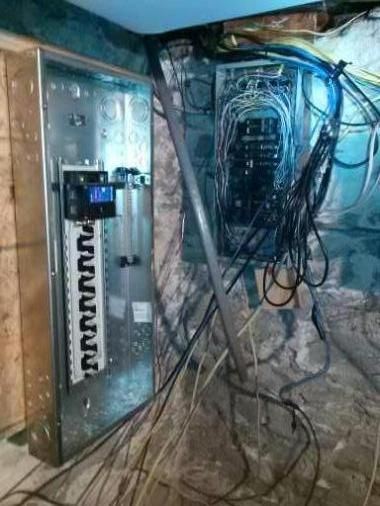 installation of new 200 amp breaker panel