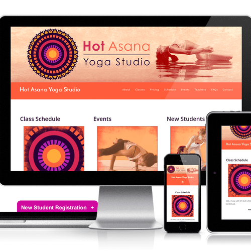 Hot Asana Yoga - Website Design