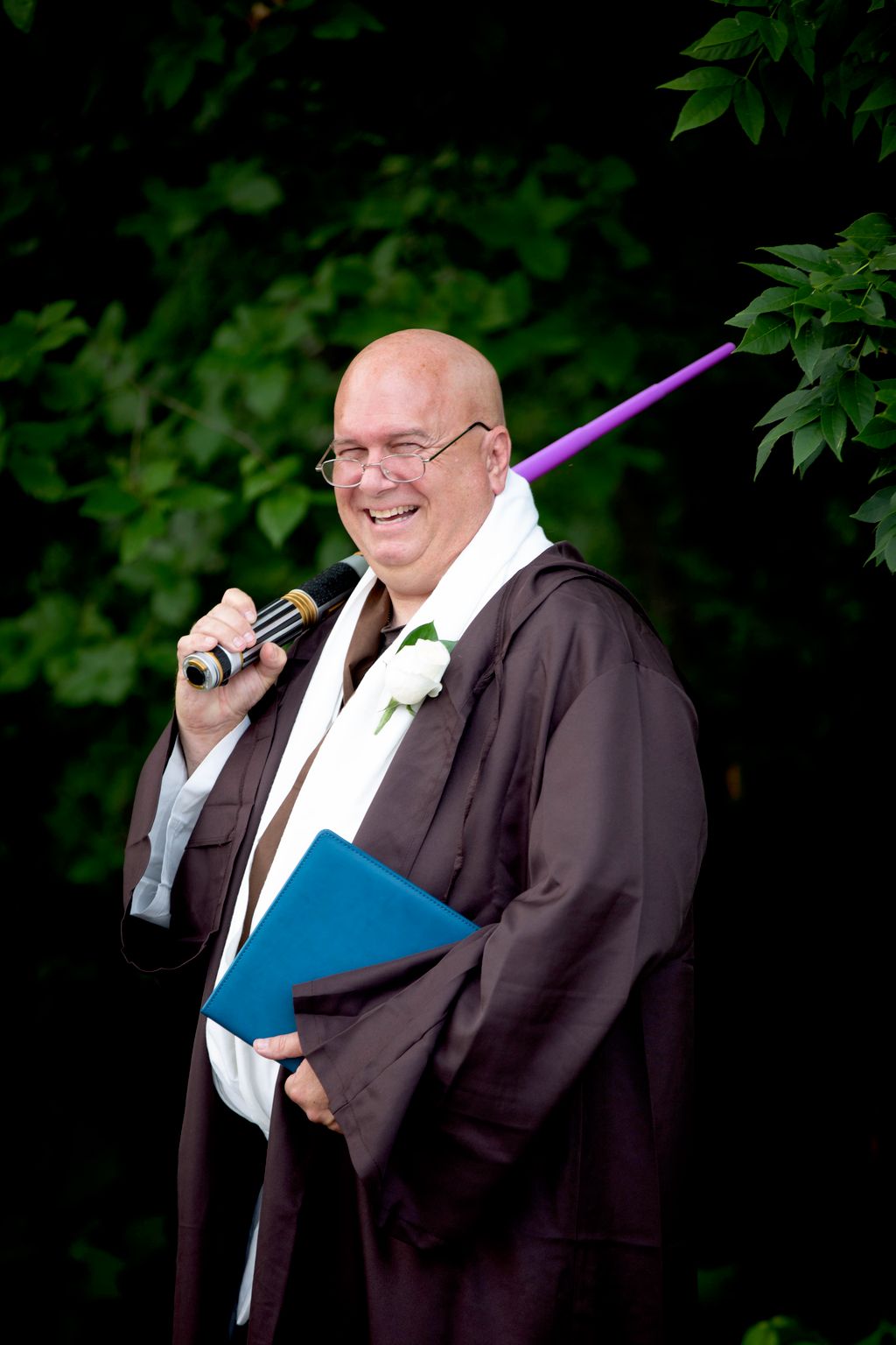 Jedi Wedding Officiant, too much fun