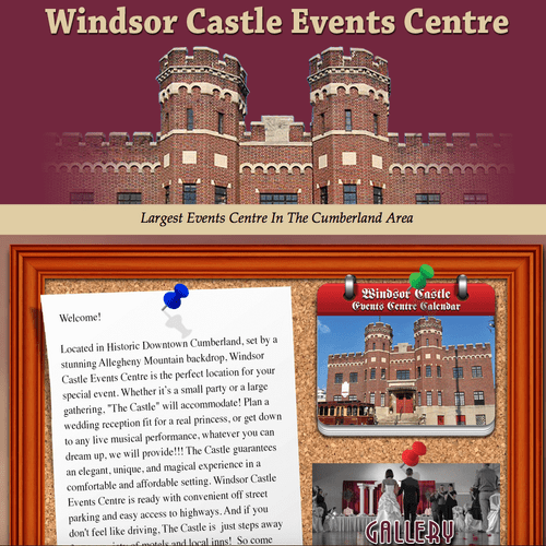 Windsor Castle Events Centre Website