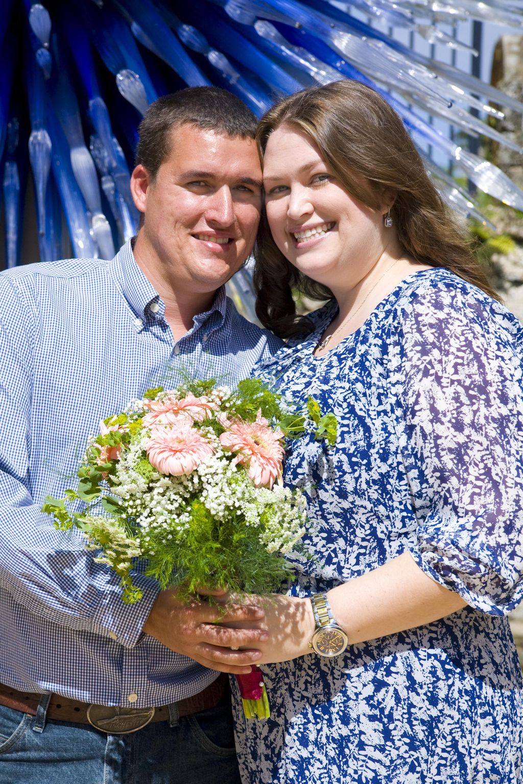 Fred and Summer's Pop Up ceremony at Fairchild Bot
