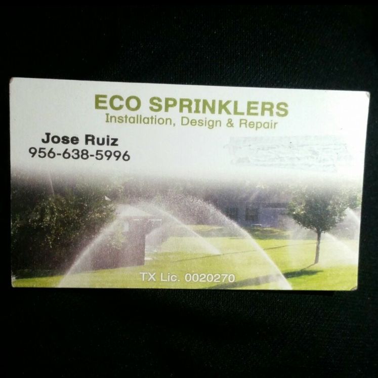 Eco sprinklers