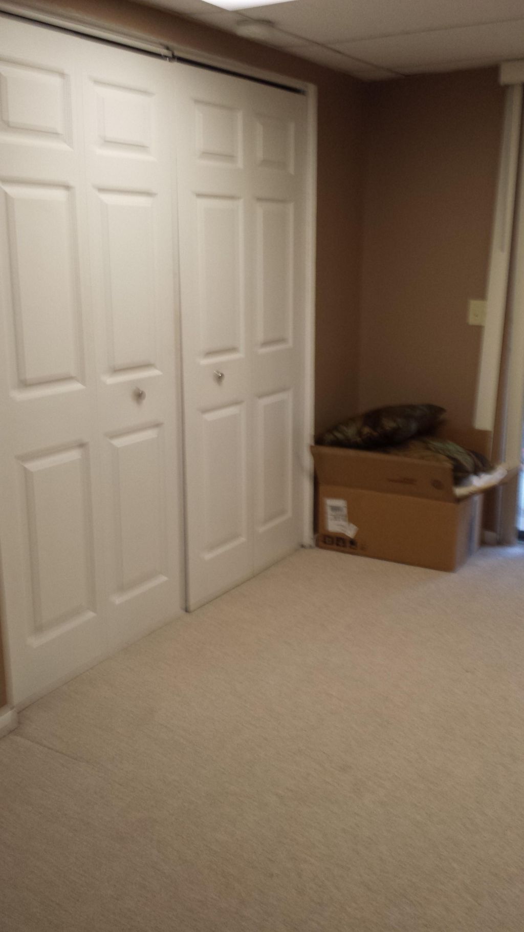 We will make it to where you can close the closet 