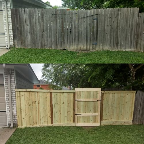 Custom fence and gate