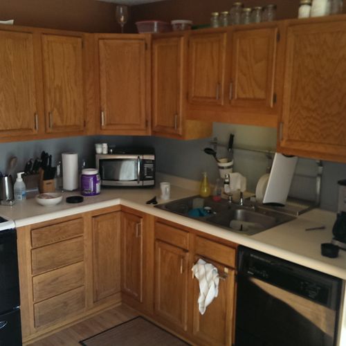Complete kitchen renovation (before)