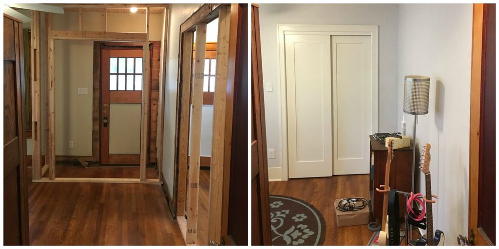This project involved the addition of new walls to