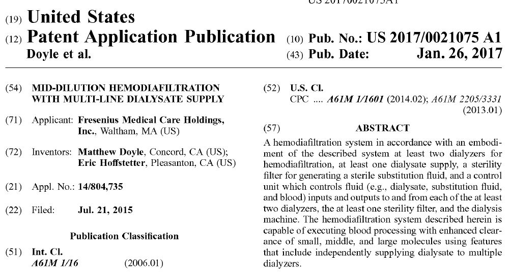 5th patent application publication