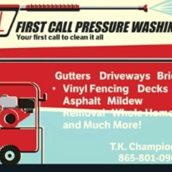 first call pressure washing