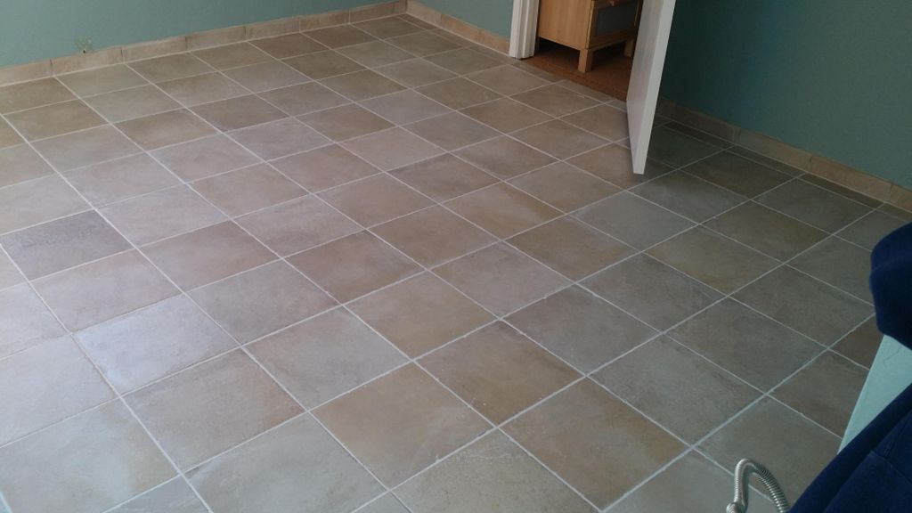 Re grouting job I did in Point Richmond.