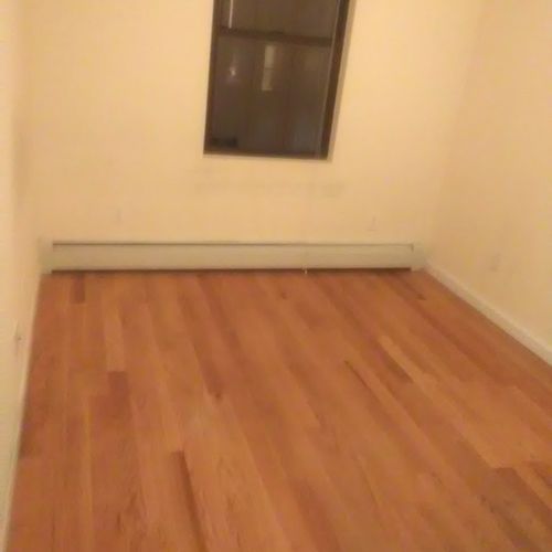 An empty room after a superb move out!