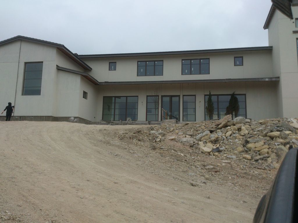 Front side of the house that was a post constructi